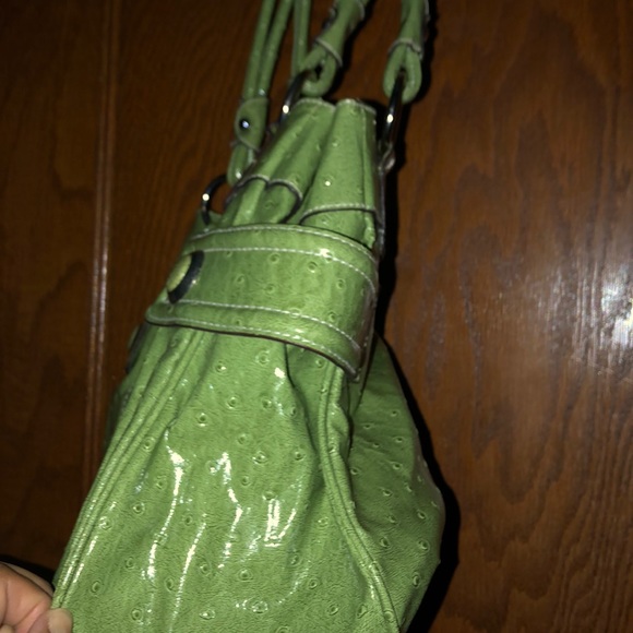 LR Libear Women’s Green & Silver Shoulder Purse - Picture 5 of 12